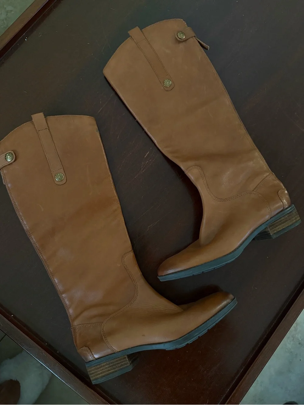 Sam Edelman Brown Leather Boots